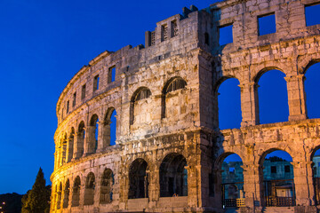 Fototapeta premium colosseum in pula / croatia