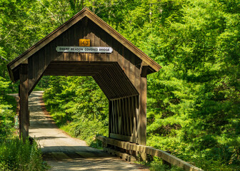 Rhode Island-Foster-Swamp Meadow Covered Bridge