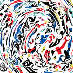 geometric color writing pattern background and texture