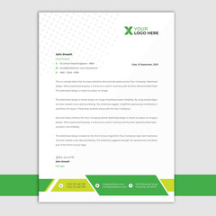 Creative & Clean business style letterhead bundle of your corporate project design. Set to print with vector & illustration. Corporate letterhead template