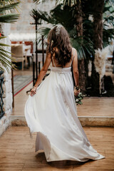Fototapeta premium Bride in wedding dress