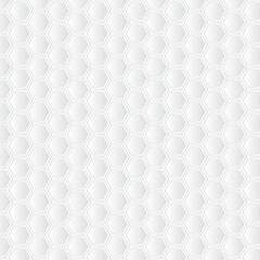 White honeycomb background. Paper art pattern