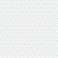 White honeycomb background. Paper art pattern