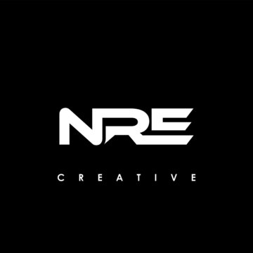 NRE Letter Initial Logo Design Template Vector Illustration