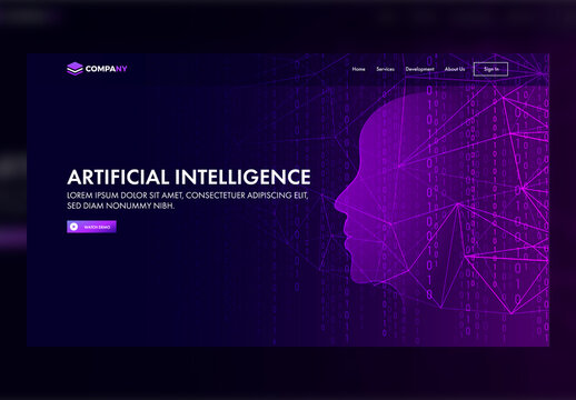 Artificial Intelligence and Deep Learning Landing Page