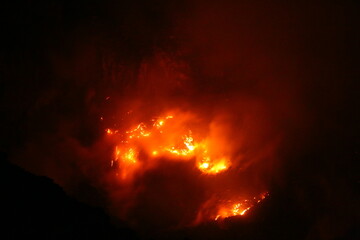 Volcan Telica au Nicaragua, León,