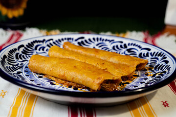 Cochinita pibil tacos in traditional Mexican dishes