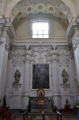 Fototapeta na wymiar Napoli - Cappella sinistra del transetto della Chiesa di Sant'Agostino degli Scalzi