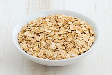 Healthy raw oats