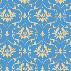 Foto op Plexiglas Royal victorian seamless pattern. Damask royal pattern © DesignToonsy