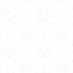 Royal victorian seamless pattern. Damask royal pattern