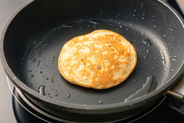 freshly baked pancake