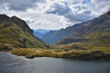 New Zealand, Routeburn Track, one of NZ Great Walks, which is 33 kilometers long will take you through stunning alpine scenery from Mount Aspiring National Park to Fiordland National Park.