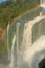 Mist and Spray on the Terraced Falls of Iguazu