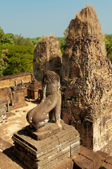 VIEWS OF ANKOR WAT TEMPLES - TOWERS WITH FACES- VEGETATION GROWING OVER BUILDINGS.
COLORED RUINS, TEMPLES WITH HISTORY AND INCREDIBLE ARCHITECTURE