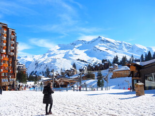 station se ski  Morzines Avoriaz, dans les Alpes de Haute Savoie