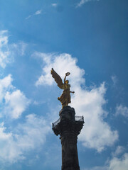 Fototapeta premium angel of independence a monument elaborated for the centenary of mexico is a place to celebrate