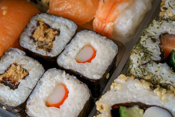 Set Of Japanese Sushi