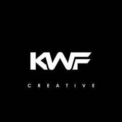 KWF Letter Initial Logo Design Template Vector Illustration