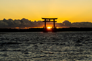 日の入り　Sunset