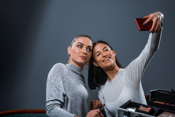 Studio fashion portrait