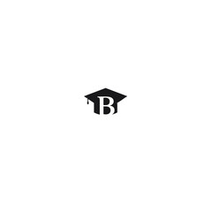 letter B education logo school