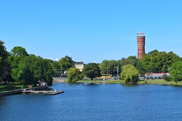 Panoramic view of Baltic sea from view point of Kalmar castle. © PRANGKUL