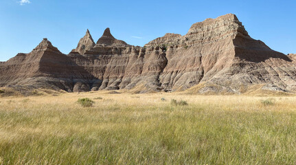 Fototapeta na wymiar Badlands South Dakota rock formation