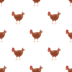 Seamless vector pattern with pet birds on a white background. Background for textiles, covers, screensavers, children is bed linen.