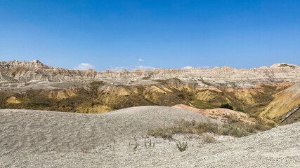 Fototapeta na wymiar Badlands South Dakota Rock Formations