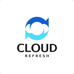 Cloud refresh logo template