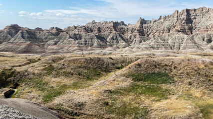 Badlands South Dakota Rock Formations