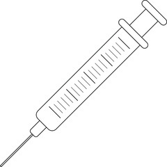 a symbol of the injection for medic