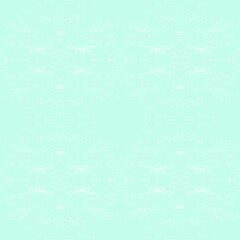 White brush strokes and stains in abstract seamless ornament on light green background