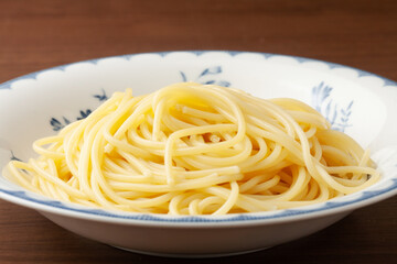 茹でたスパゲッティー