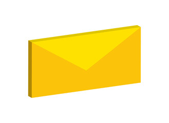 Isometric envelope icon