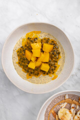 Mango chia pudding