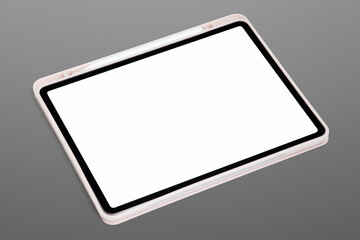 Fototapeta na wymiar Digital tablet screen mockup smart tech