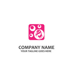 Simple cool circle icon vector logo