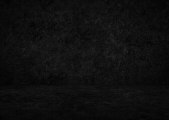 dark concrete interior