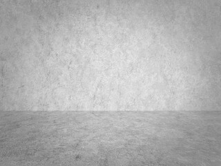 empty gray interior with concrete wall