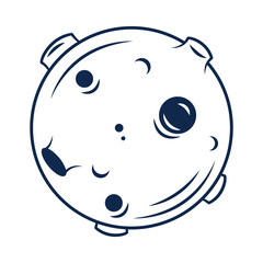 space moon icon