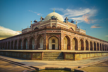 unesco heritage site Humayun Tomb in New Delhi, India