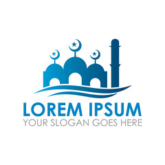 mosque vector , islamic logo vector