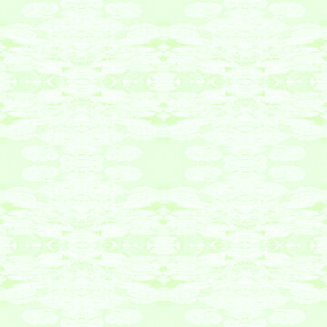White brush strokes and stains in abstract seamless ornament on light green background