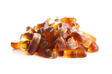 Jelly candies with cola flavor. - obrazy, fototapety, plakaty