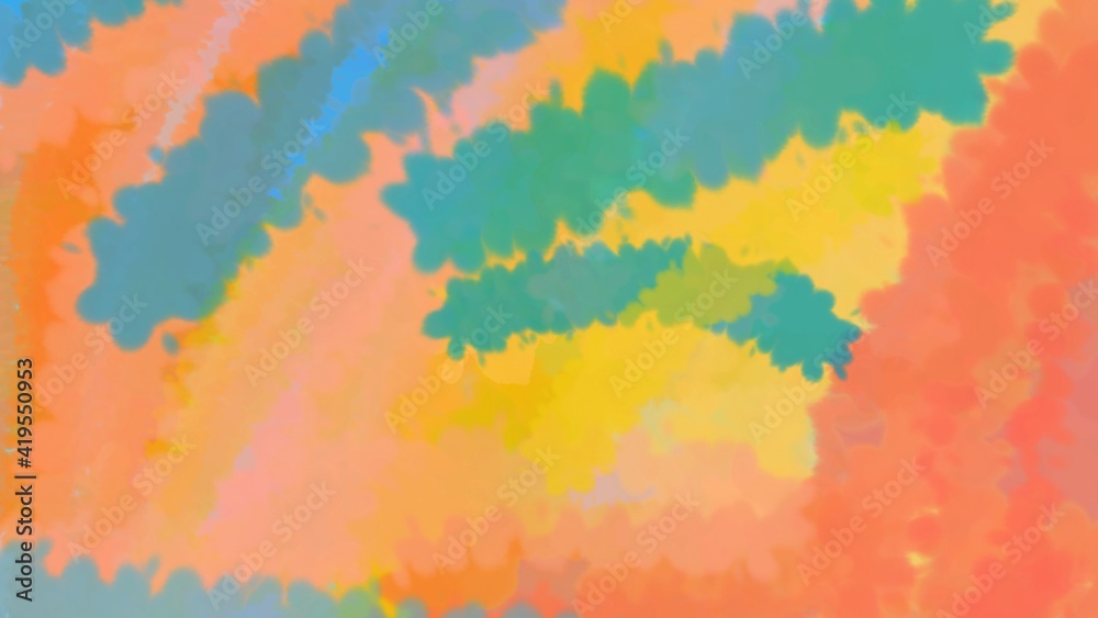 Poster irregular multicolored background with abstract style
