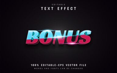Bonus text effects