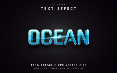 Ocean text effects