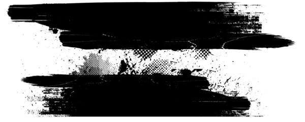 Splatter Paint Texture . Distress Grunge background . Scratch, Grain, Noise rectangle stamp . Black Spray Blot of Ink.Place illustration Over any Object to Create Grungy Effect .abstract vector.